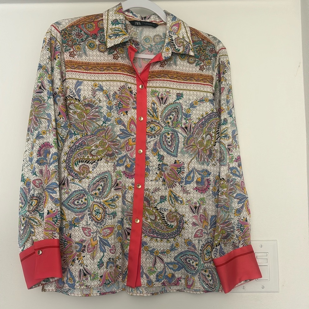 Zara pretty blouse